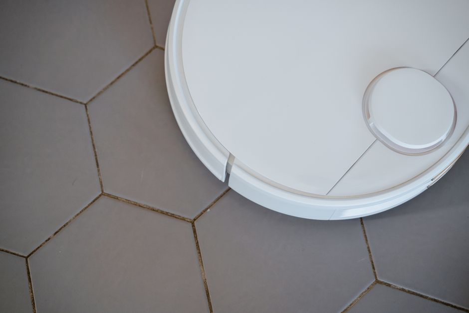Detailed tile and grout floor cleaning process